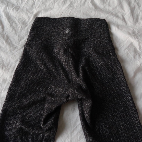 Lululemon Wunder Under High Rise Pant Herringbone - Picture 6 of 8